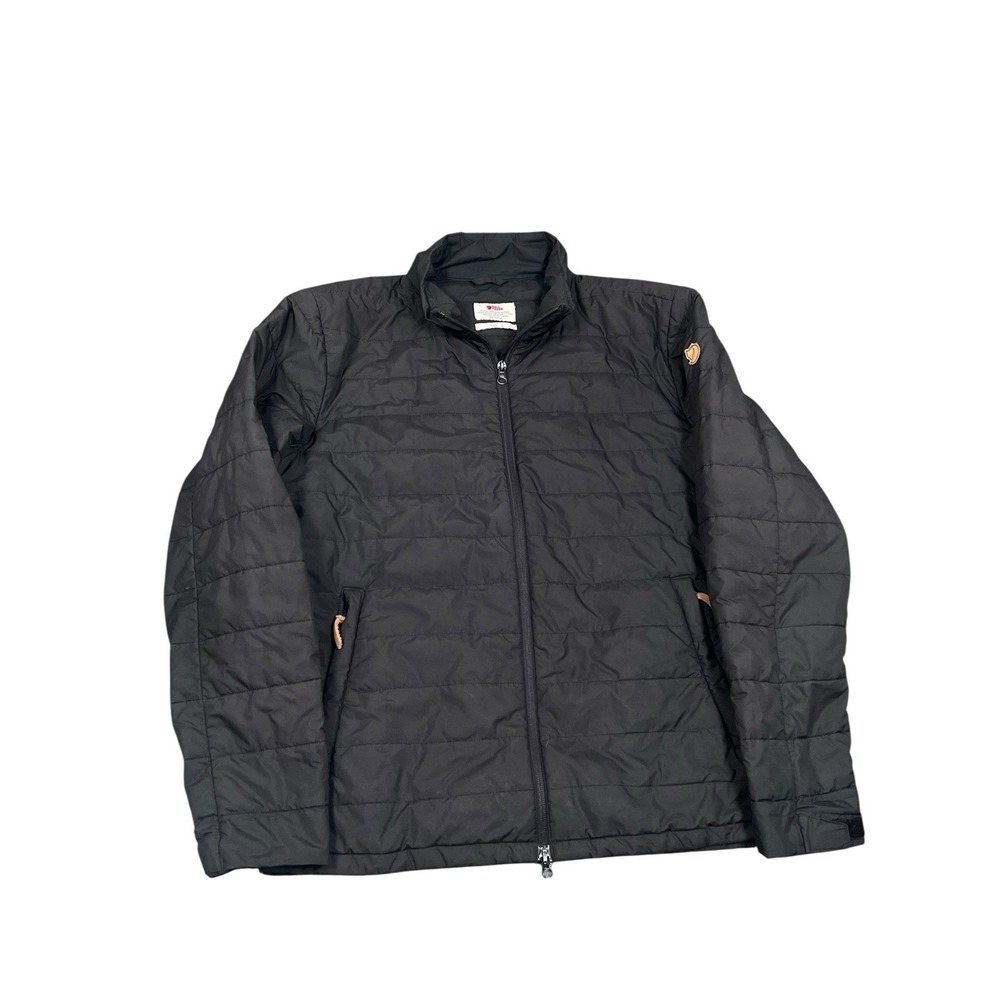 Fjallraven Black Quilted Lightweight Puffer Jacket
